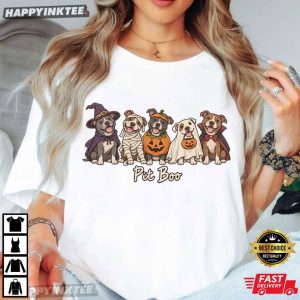 Pit Boo Costume Halloween Pitbull Dog Lover T Shirt (4)