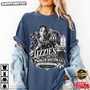 Lizzie Borden Lizzie's Problem Solving Co True Crime History T Shirt (1)