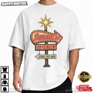 Bethlehem Inn No Vacancy Christian Christmas Bible Verse T Shirt (2)