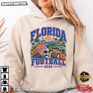 Bright Blue Florida Gators Football 2026 College Sports T Shirt (2)