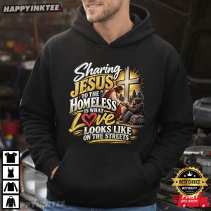 Sharing Jesus On the Streets Christian Homeless Awareness T Shirt (3)