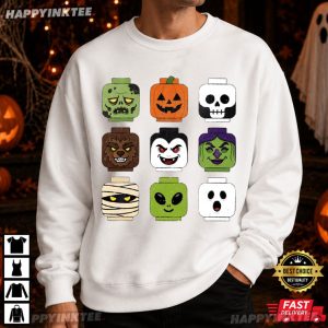 Brick Monster Spooky Season Halloween Gift T Shirt (1)