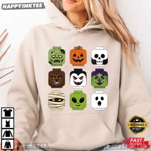 Brick Monster Spooky Season Halloween Gift T Shirt (2)
