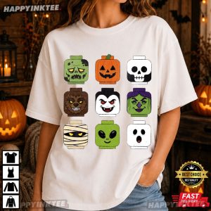 Brick Monster Spooky Season Halloween Gift T Shirt (3)