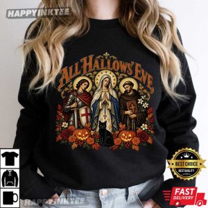 All Hallows Eve Catholic Halloween Christian Religious Gift T Shirt (1)