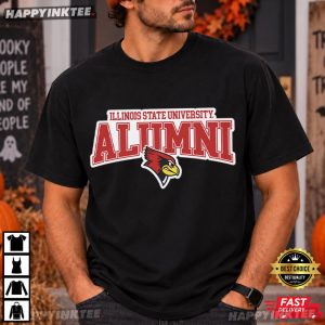 Illinois State University Alumni Redbird Logo T Shirt (3)