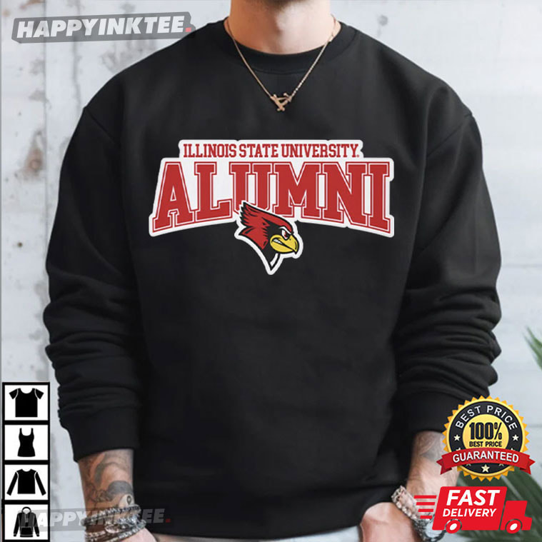 Illinois State University Alumni Redbird Logo T-Shirt Illinois State University Alumni Redbird Logo T-Shirt