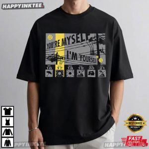 You're Myself I'm Yourself Yellow Black Game T Shirt (1)