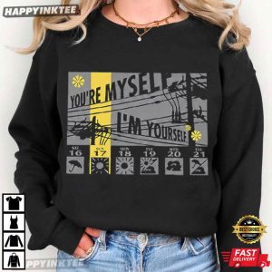 You're Myself I'm Yourself Yellow Black Game T Shirt (3)