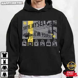 You're Myself I'm Yourself Yellow Black Game T Shirt (4)