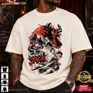 Samurai Jack Aku Red Sun Anime Gift T Shirt (2)