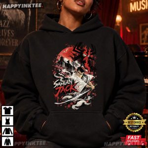 Samurai Jack Aku Red Sun Anime Gift T Shirt (3)