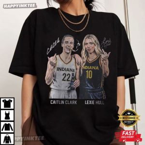 Caitlin Clark Lexie Hull Middle Fingers Funny Basketball T Shirt (7)