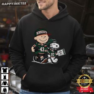 Minnesota Wild Peanuts Snoopy Ice Hockey Team T Shirt (4)
