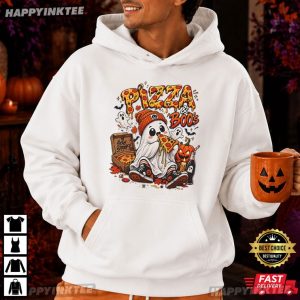 Pizza And Boos Funny Halloween Gift T Shirt (3)