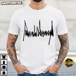Donald J Trump Signature T Shirt (1)