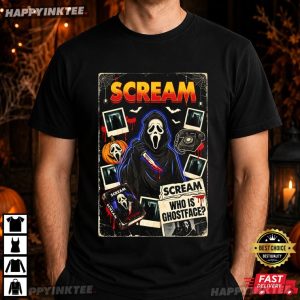 Ghostface Scream Horror Movie T Shirt (1)