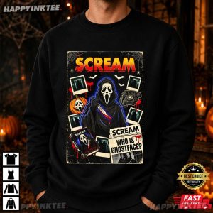 Ghostface Scream Horror Movie T Shirt (2)
