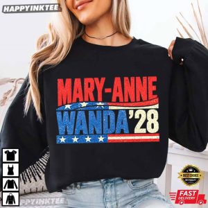 Mary Anne Wanda 28 Political Campaign Pop Culture Music T Shirt (2)