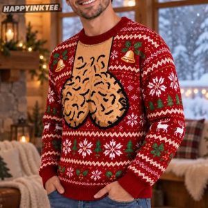 Men's Naughty Red Funny Ugly Christmas Sweater (3)