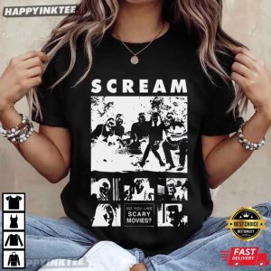 Scream Ghostface Everybody's A Suspect Horror Movie T Shirt (4)