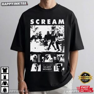 Scream Ghostface Everybody's A Suspect Horror Movie T Shirt (1)