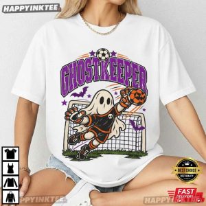 Ghostkeeper Youth Goalkeeper Funny Soccer Gift Halloween T Shirt (1)
