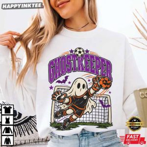 Ghostkeeper Youth Goalkeeper Funny Soccer Gift Halloween T Shirt (2)