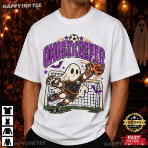 Ghostkeeper Youth Goalkeeper Funny Soccer Gift Halloween T Shirt (3)
