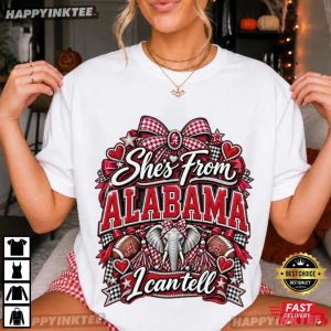 She From Alabama I Can Tell Alabama Crimson Tide Football T Shirt (1)