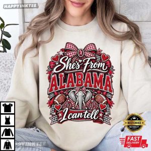 She From Alabama I Can Tell Alabama Crimson Tide Football T Shirt (2)