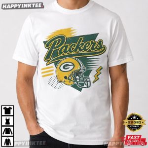 Green Bay Packers Retro Football Gift T Shirt (4)