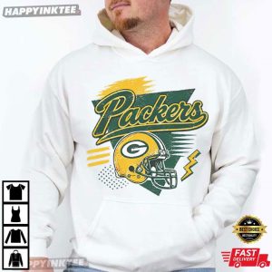 Green Bay Packers Retro Football Gift T Shirt (3)