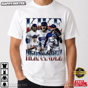 Kike Hernandez Baseball Los Angeles Dodgers Graphic T Shirt (1)