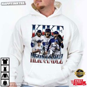 Kike Hernandez Baseball Los Angeles Dodgers Graphic T Shirt (2)