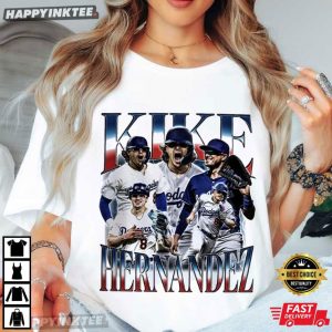 Kike Hernandez Baseball Los Angeles Dodgers Graphic T Shirt (3)