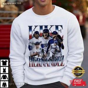 Kike Hernandez Baseball Los Angeles Dodgers Graphic T Shirt (4)