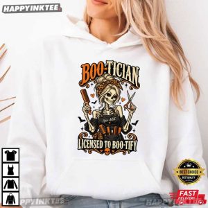 Boo Tician Licensed To Boo tify Halloween Hairstylist Gift T Shirt (4)