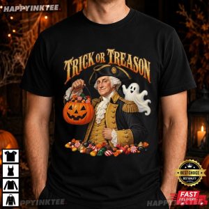George Washington Trick or Treason Halloween T Shirt (4)