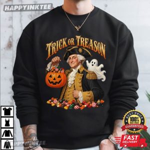 George Washington Trick or Treason Halloween T Shirt (2)