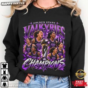 Golden State Valkyries 2026 Champions WNBA Basketball Graphic T Shirt (2)