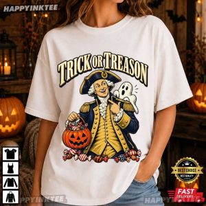 Trick Or Treason Funny George Washington Halloween T Shirt (4)