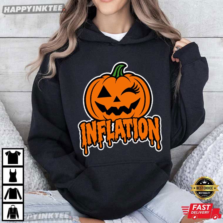 Due To Inflation This Is My Halloween Costume Pumpkin T-Shirt Due To Inflation This Is My Halloween Costume Pumpkin T-Shirt