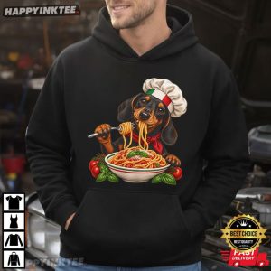 Dachshund Spaghetti Italian Foodie Lover Gift T Shirt (3)
