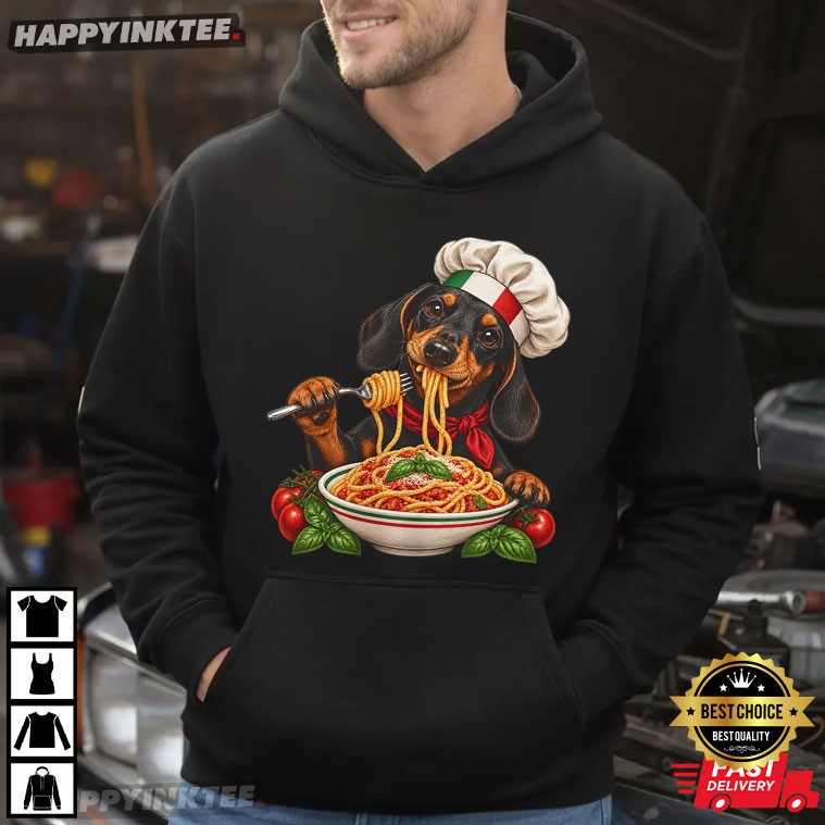 Dachshund Spaghetti Italian Foodie Lover Gift T-Shirt Dachshund Spaghetti Italian Foodie Lover Gift T-Shirt