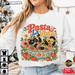 Pasta La Vista Food Funny Cat Lover T Shirt (2)