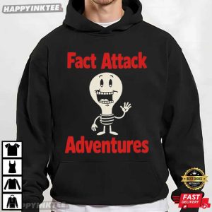 Fact Attack Adventures Retro Lightbulb Science Teacher Gift T Shirt (1)