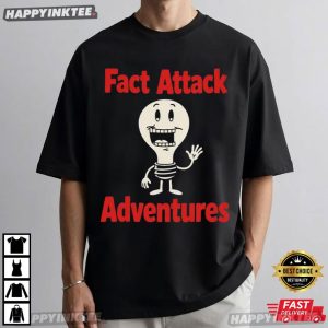 Fact Attack Adventures Retro Lightbulb Science Teacher Gift T Shirt (3)