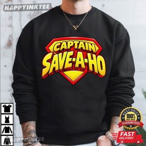 Captain Save A Hoe Funny Superhero Parody Halloween Costume T Shirt (2)