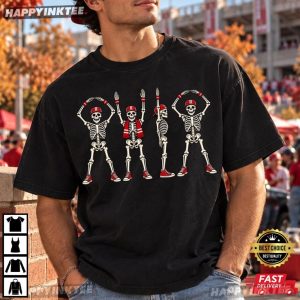Ohio State Buckeyes Skeletons Football Halloween T Shirt (3)
